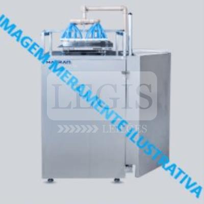 01 Pingadeira manual, toda em inox, c/ 02
