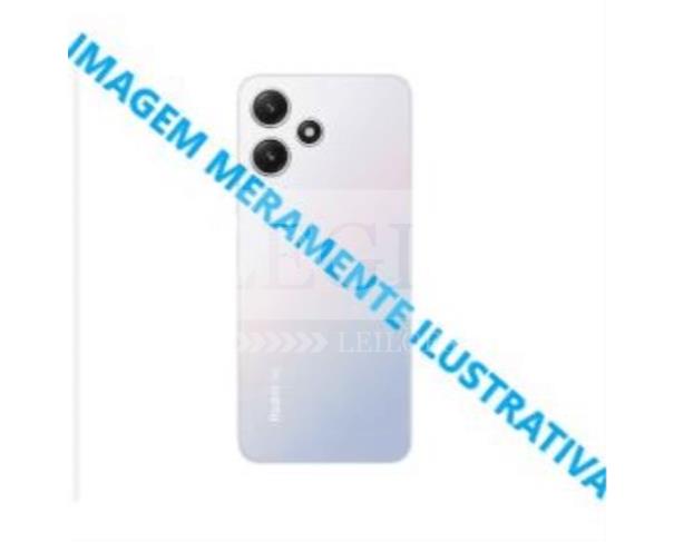 Foto de Celular Xiaomi, cor prata.