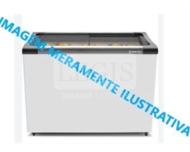 Foto de Freezer horizontal, Electrolux, cor branco.