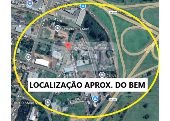 Imagem do imóvel Imóvel industrial c/ A.T 7.571,16m² SÃO MANUEL-SP/Imóveis