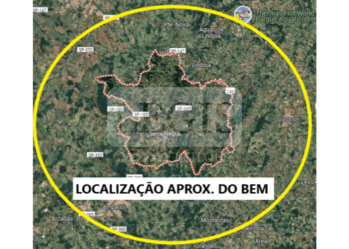 Imagem do imóvel Terreno com A.T 1.612,00m² SERRA NEGRA-SP/Imóveis