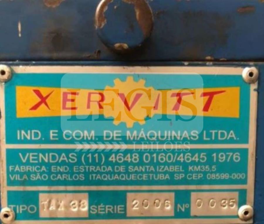 Máquina Xervitt, TAX38, série 2006, nº 0035
