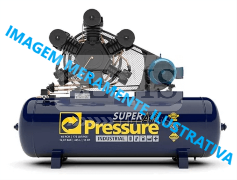 Compressor de Ar sem marca aparente, cor azul Outros em leilão | Legis ...